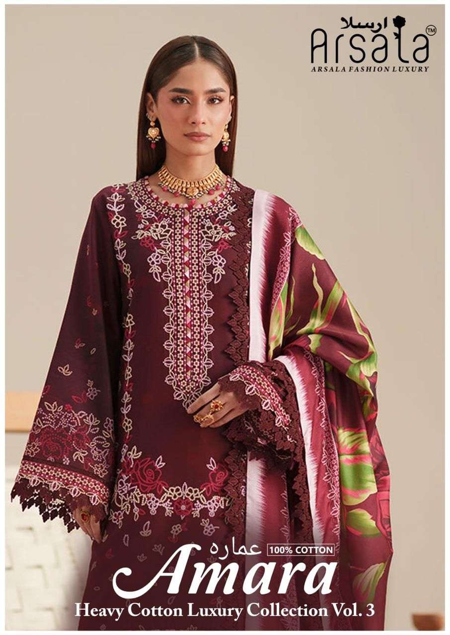 AMARA HEAVY COTTON LUXURY COLLECTION VOL - 03 BY ARSALA